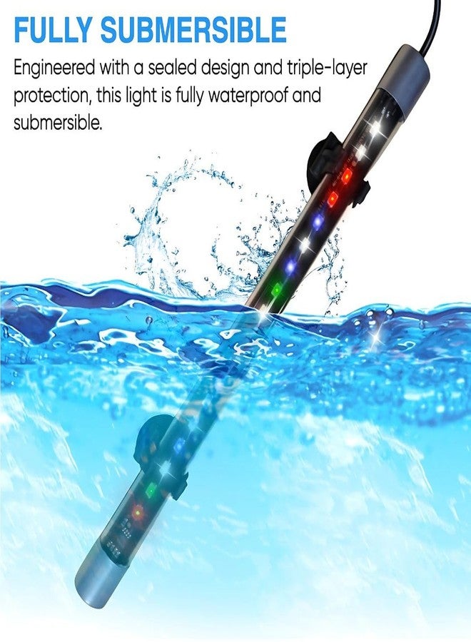 PET FUN RST-500LED LED Submersible Lamp | Aquarium Light | Waterproof Fish Tank Light | Energy-Efficient Underwater Lighting | 5W | 220-240V AC | Eco-Friendly (1, 48 CM) - Image 3